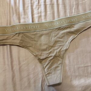 BRAND NEW Victoria's Secret Beige Thong